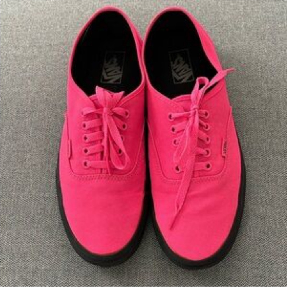 Vans Women's Pink Canvas Sneakers